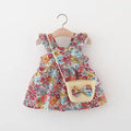 BloomBelle – Summer Ruffle Dress & Bag Set for Little Girls